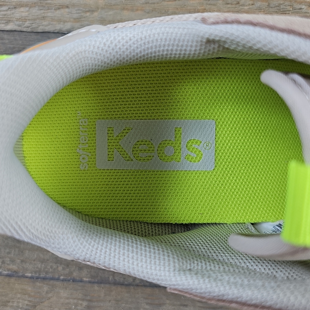 Keds Tiasa Retro Women's Running Shoes Sneakers Tan/Multicolor NEW - Picture 8 of 9